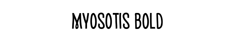 Myosotis Bold font preview