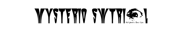Mysterio SWTrial font preview