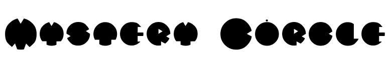 Mystery Circle font preview