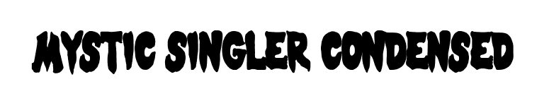 Mystic Singler Condensed font preview