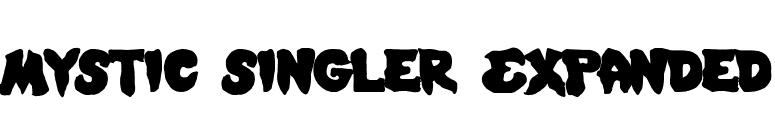 Mystic Singler Expanded font preview