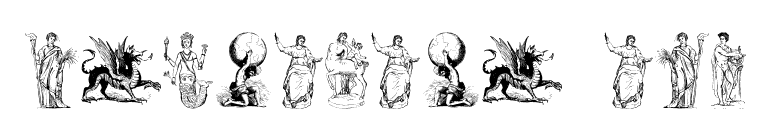 mythology one font preview