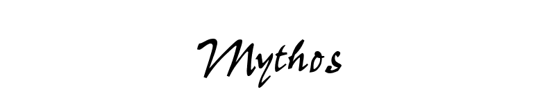 Mythos font preview