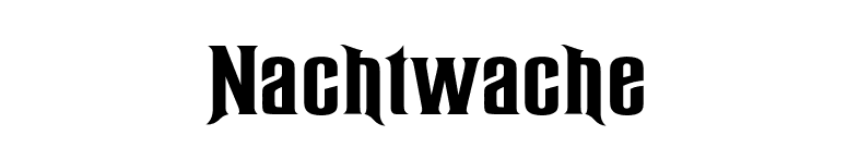 Nachtwache font preview