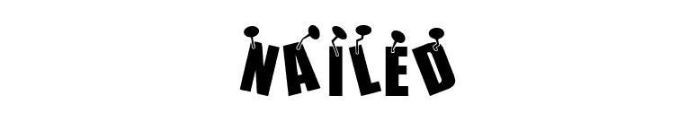 NAILED font preview
