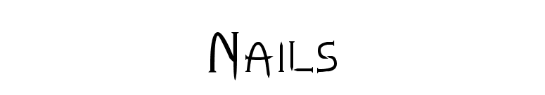 FontsMarket.com - Details of Nails font