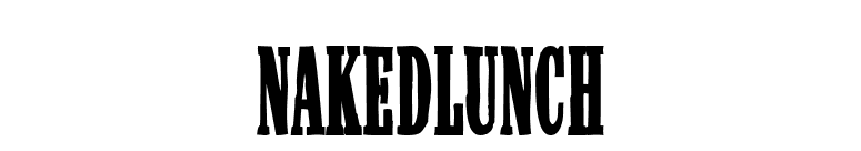 NakedLunch font preview