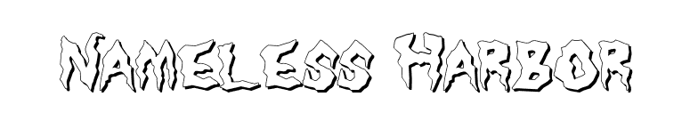 Nameless Harbor font preview