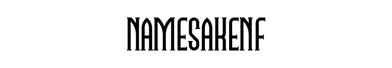 NamesakeNF font preview