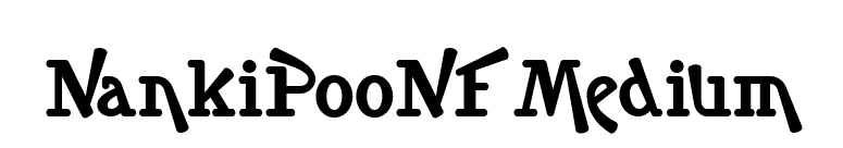 NankiPooNF Medium font preview