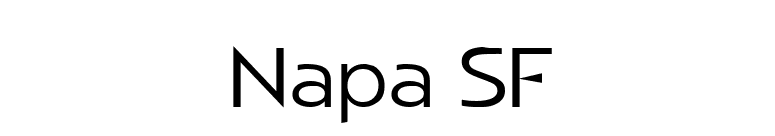 Napa SF font preview