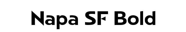 Napa SF Bold font preview