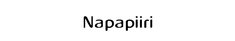 Napapiiri font preview