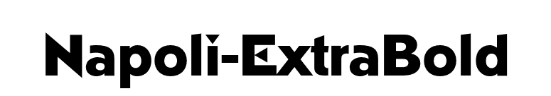 Napoli-ExtraBold font preview