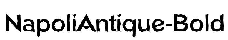 NapoliAntique-Bold font preview