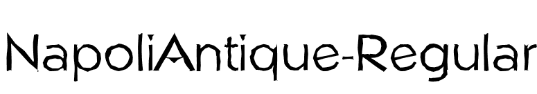 NapoliAntique-Regular font preview