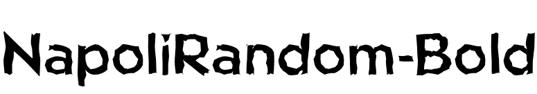 NapoliRandom-Bold font preview