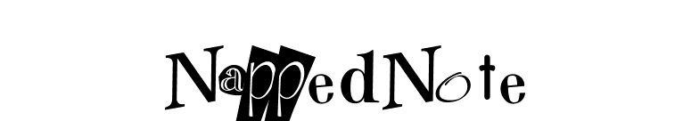 NappedNote font preview