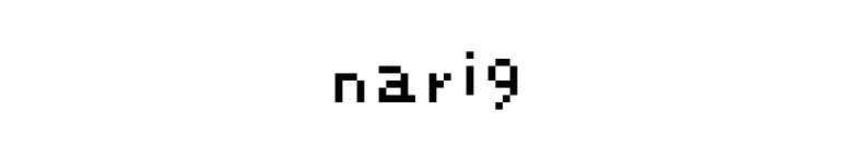 nari9 font preview