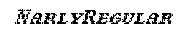 NarlyRegular font preview