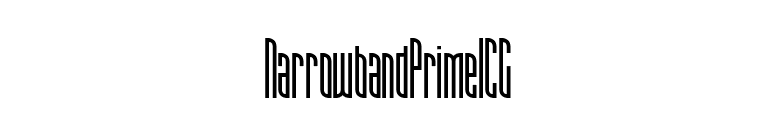 NarrowbandPrimeICG font preview