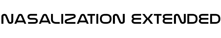Nasalization Extended font preview