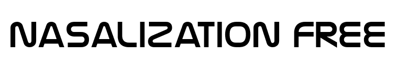 Nasalization Free font preview