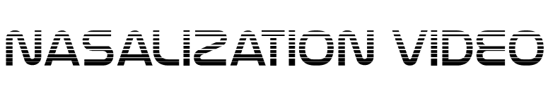 Nasalization Video font preview