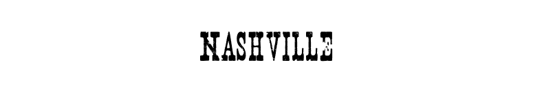 Nashville font preview