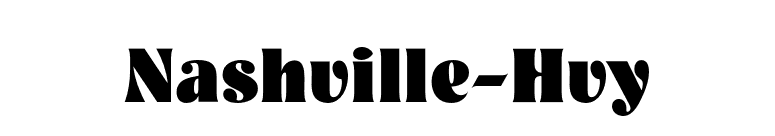 Nashville-Hvy font preview