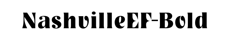 NashvilleEF-Bold font preview