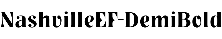 NashvilleEF-DemiBold font preview