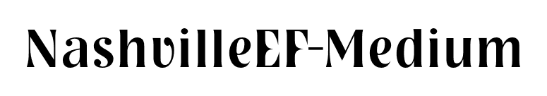 NashvilleEF-Medium font preview
