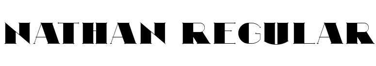 Nathan Regular font preview
