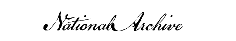 National Archive font preview