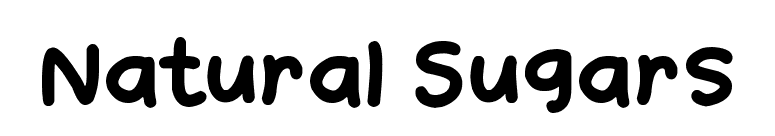 Natural Sugars
 font preview