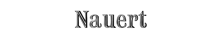 Nauert font preview