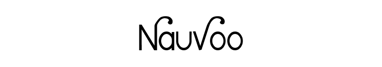 Nauvoo font preview