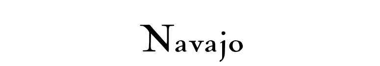 Navajo font preview