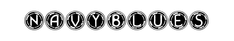 NavyBlues font preview