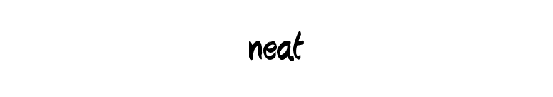 neat font preview