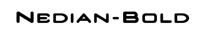 Nedian-Bold font preview