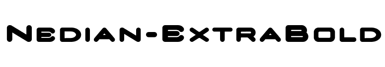 Nedian-ExtraBold font preview