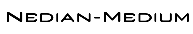 Nedian-Medium font preview