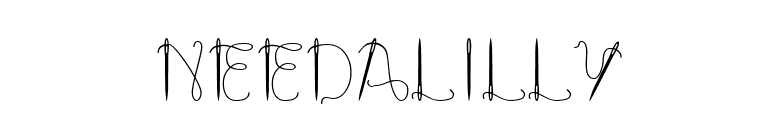 NeedALilly font preview