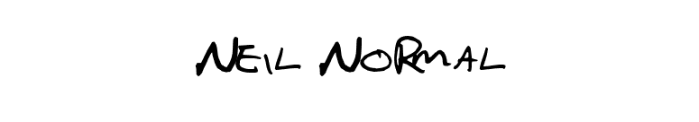 Neil Normal font preview