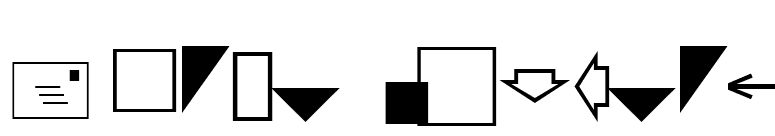 Nelco Symbols font preview