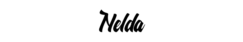 Nelda font preview