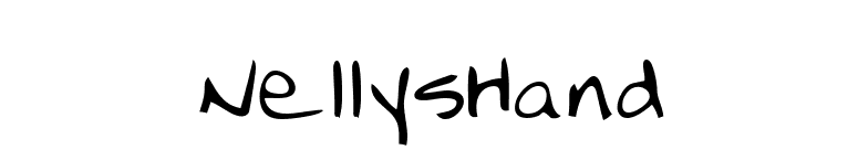 NellysHand font preview
