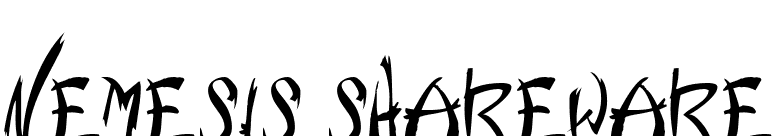 Nemesis Shareware font preview